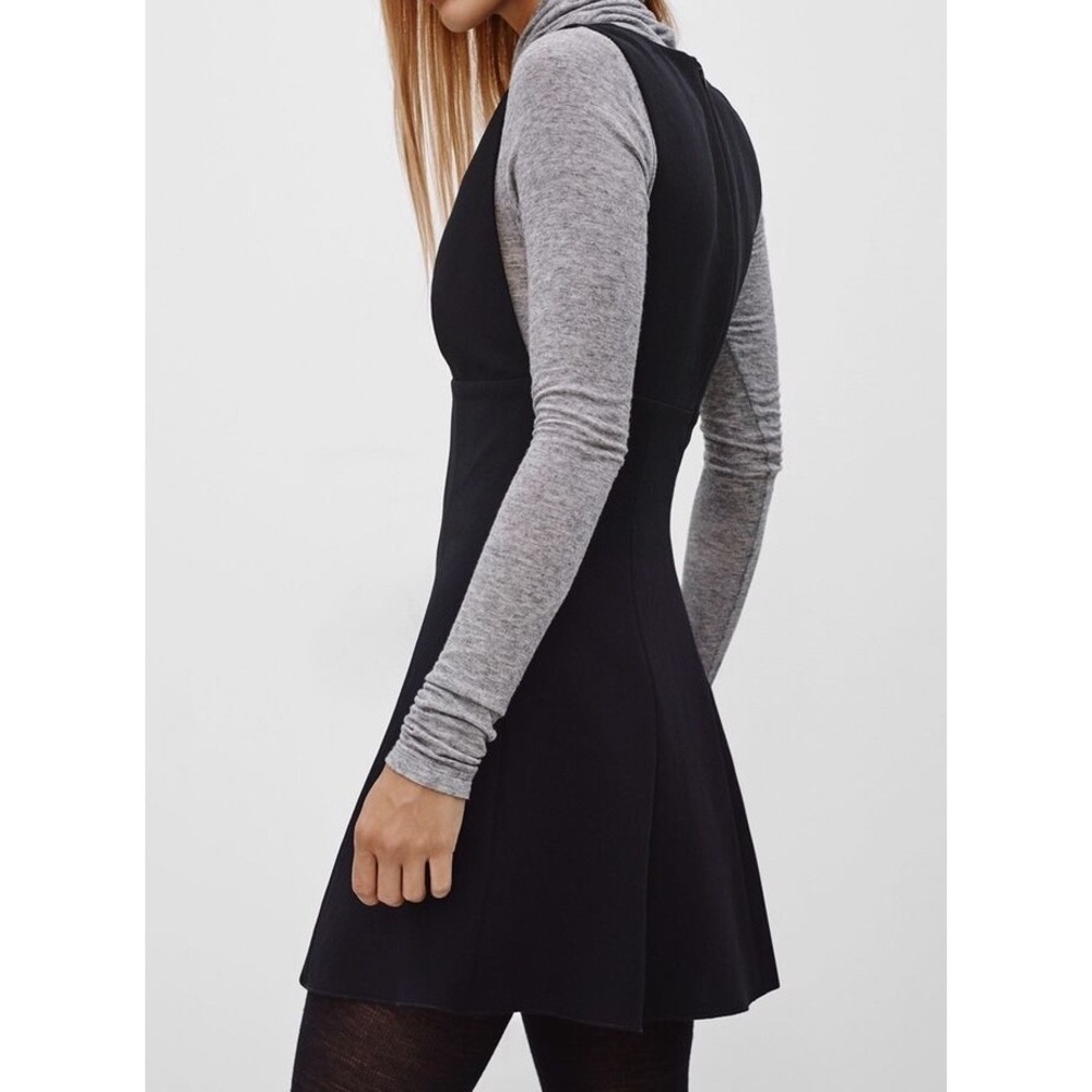 Aritzia Wilfred Deep V Plunge Montbrun Dress - Picture 3 of 9
